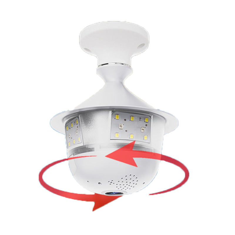 V380Pro Indoor Home E27 Light Port Panoramic WiFi Camera
