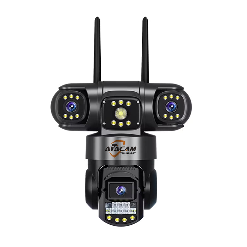 3 Lens 3 Screens WiFi PTZ Camera AP Hostop Two-voice Way Ourdoor Network Home Smart CCTV WIFI Camera